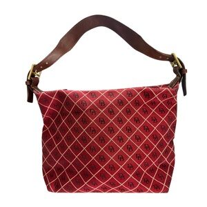 Dooney & Bourke Red Monogram Shoulder Bag